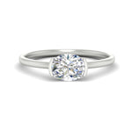 Load image into Gallery viewer, half-bezel-oval-shaped-solitaire-engagement-ring-in-white-gold-fd11525ovr-nl-wg
