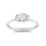 Load image into Gallery viewer, half-bezel-oval-shaped-solitaire-engagement-ring-in-white-gold-fd11525ovr-nl-wg
