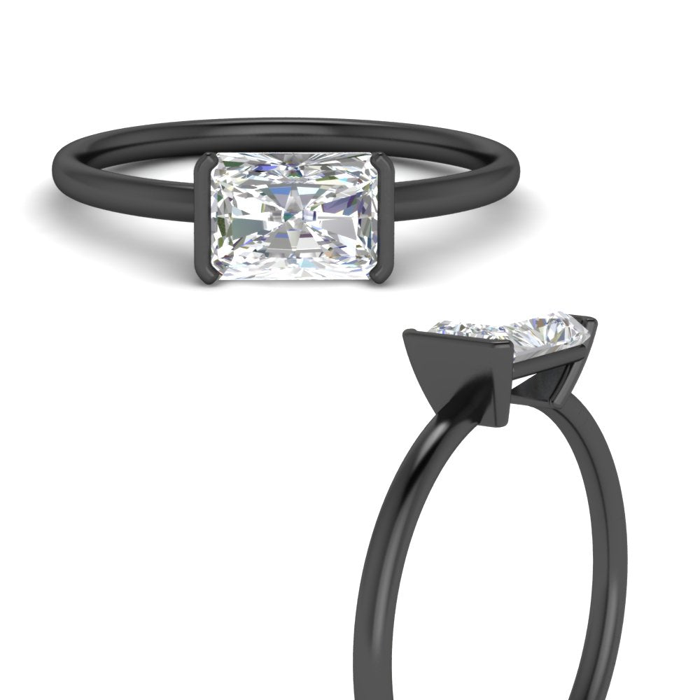 half-bezel-radiant-cut-solitaire-engagement-ring-in-black-gold-fd11525rar-nl-bg