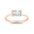 Thumbnail 7 - half-bezel-radiant-cut-solitaire-engagement-ring-in-rose-gold-fd11525rar-nl-rg