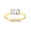 Load image into Gallery viewer, half-bezel-radiant-cut-solitaire-engagement-ring-in-yellow-gold-fd11525rar-nl-yg