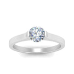 Load image into Gallery viewer, half-bezel-round-cut-diamond-engagement-ring-in-white-gold-FDENR7239RORANGLE5-NL-WG
