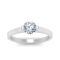 Thumbnail 4 - half-bezel-round-cut-diamond-engagement-ring-in-white-gold-FDENR7239RORANGLE5-NL-WG