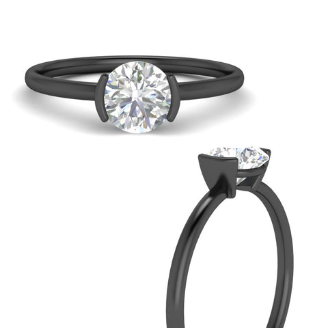 half-bezel-round-cut-solitaire-engagement-ring-in-black-gold-fd11525ror-nl-bg