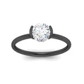Thumbnail 15 - half-bezel-round-cut-solitaire-engagement-ring-in-black-gold-fd11525ror-nl-bg