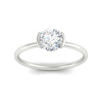 Load image into Gallery viewer, half-bezel-round-cut-solitaire-engagement-ring-in-white-gold-fd11525ror-nl-wg
