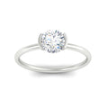 Thumbnail 3 - half-bezel-round-cut-solitaire-engagement-ring-in-white-gold-fd11525ror-nl-wg