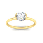 Load image into Gallery viewer, half-bezel-round-cut-solitaire-engagement-ring-in-yellow-gold-fd11525ror-nl-yg
