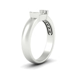 Load image into Gallery viewer, half-bezel-semi-mount-diamond-east-west-ring-in-white-gold-fd11531smr-nl-wg
