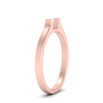 Load image into Gallery viewer, half-bezel-semi-mount-diamond-engagement-ring-in-rose-gold-FDENR7239SMRANGLE2-NL-RG

