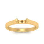 Load image into Gallery viewer, half-bezel-semi-mount-diamond-engagement-ring-in-yellow-gold-FDENR7239SMRANGLE5-NL-YG
