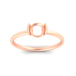 Load image into Gallery viewer, Semi Mount Half Bezel Solitaire Engagement Ring
