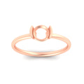 Thumbnail 7 - Semi Mount Half Bezel Solitaire Engagement Ring