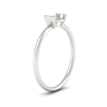 Load image into Gallery viewer, Semi Mount Half Bezel Solitaire Engagement Ring
