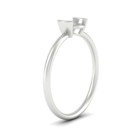 Semi Mount Half Bezel Solitaire Engagement Ring