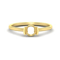 Thumbnail 9 - Semi Mount Half Bezel Solitaire Engagement Ring
