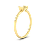 Load image into Gallery viewer, Semi Mount Half Bezel Solitaire Engagement Ring
