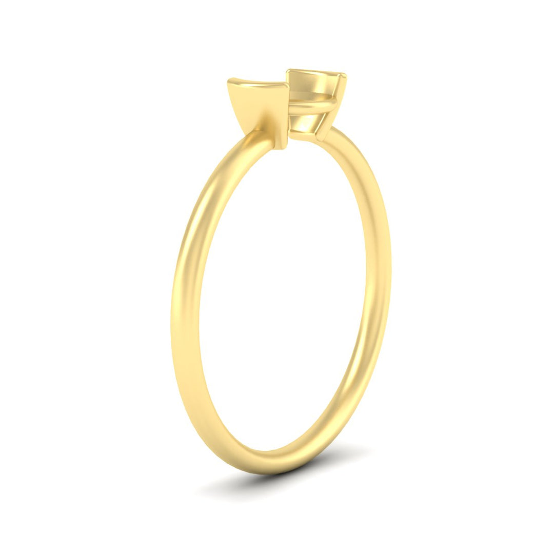 Semi Mount Half Bezel Solitaire Engagement Ring