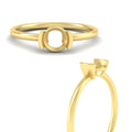 Thumbnail 10 - Semi Mount Half Bezel Solitaire Engagement Ring