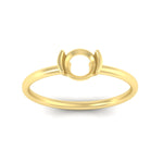 Load image into Gallery viewer, Semi Mount Half Bezel Solitaire Engagement Ring
