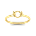 Thumbnail 11 - Semi Mount Half Bezel Solitaire Engagement Ring