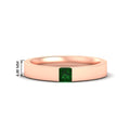 Thumbnail 67 - Half Bezel Solitaire Mens Engagement Ring