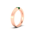 Thumbnail 70 - Half Bezel Solitaire Mens Engagement Ring