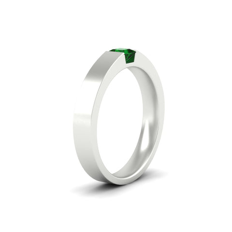 half-bezel-solitaire-princess-mens-comfort-fit-emerald-wedding-ring-in-white-gold-fdm8083prgemgrangle2-nl-wg