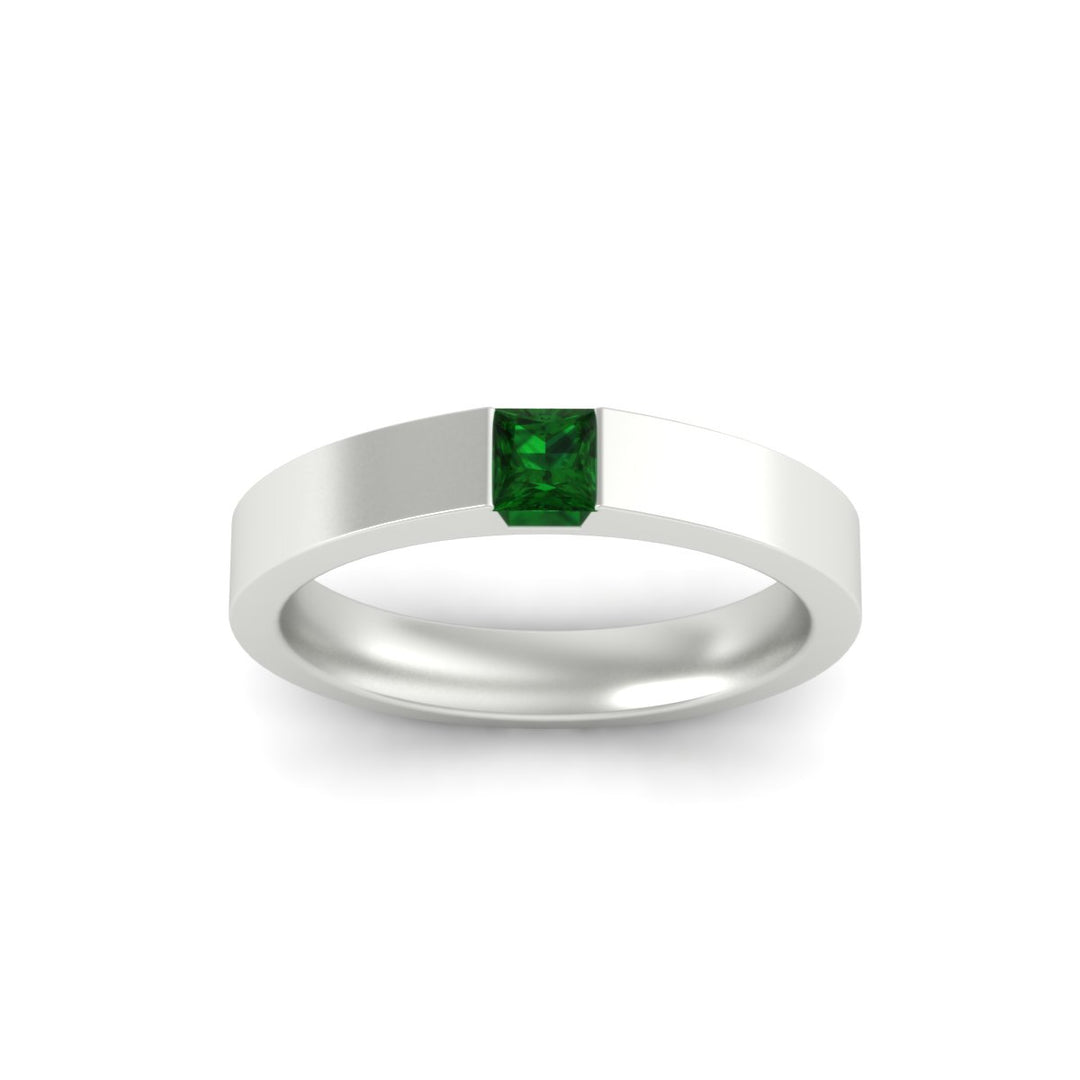half-bezel-solitaire-princess-mens-comfort-fit-emerald-wedding-ring-in-white-gold-fdm8083prgemgrangle5-nl-wg