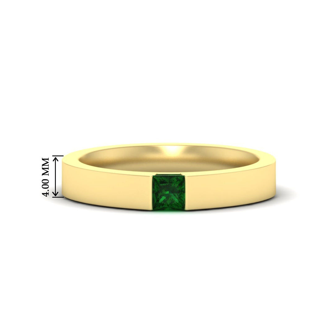 half-bezel-solitaire-princess-mens-comfort-fit-emerald-wedding-ring-in-yellow-gold-fdm8083prgemgr-nl-yg-hw