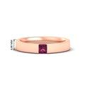 Thumbnail 62 - Half Bezel Solitaire Mens Engagement Ring