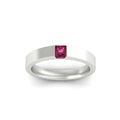 Thumbnail 39 - half-bezel-solitaire-princess-mens-comfort-fit-pink-sapphire-wedding-ring-in-white-gold-fdm8083prgsadrpiangle5-nl-wg