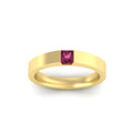 Thumbnail 14 - half-bezel-solitaire-princess-mens-comfort-fit-pink-sapphire-wedding-ring-in-yellow-gold-fdm8083prgsadrpiangle5-nl-yg
