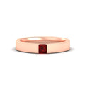 Thumbnail 71 - Half Bezel Solitaire Mens Engagement Ring