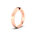 Thumbnail 75 - Half Bezel Solitaire Mens Engagement Ring
