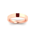 Thumbnail 74 - Half Bezel Solitaire Mens Engagement Ring