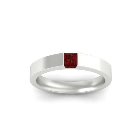 half-bezel-solitaire-princess-mens-comfort-fit-ruby-wedding-ring-in-white-gold-fdm8083prgrudrangle5-nl-wg