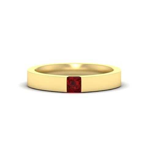 half-bezel-solitaire-princess-mens-comfort-fit-ruby-wedding-ring-in-yellow-gold-fdm8083prgrudr-nl-yg