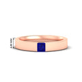 Thumbnail 57 - Half Bezel Solitaire Mens Engagement Ring