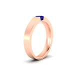 Load image into Gallery viewer, Half Bezel Solitaire Mens Engagement Ring
