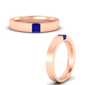 Thumbnail 58 - Half Bezel Solitaire Mens Engagement Ring