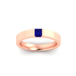 Load image into Gallery viewer, Half Bezel Solitaire Mens Engagement Ring
