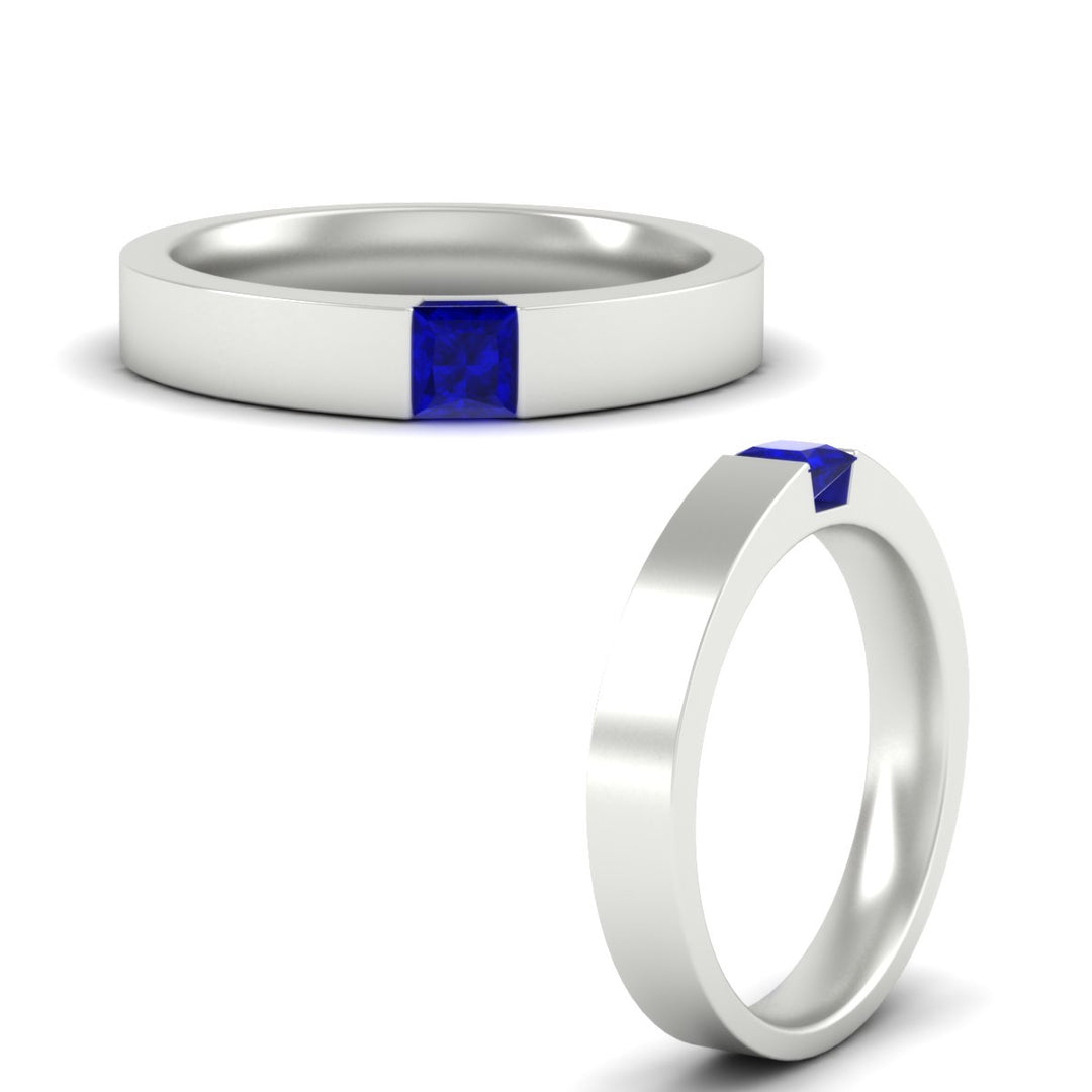 half-bezel-solitaire-princess-mens-comfort-fit-sapphire-wedding-ring-in-white-gold-fdm8083prgsablangle3-nl-wg