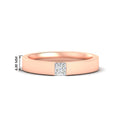 Thumbnail 52 - Half Bezel Solitaire Mens Engagement Ring