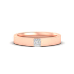 Load image into Gallery viewer, Half Bezel Solitaire Mens Engagement Ring
