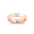 Thumbnail 54 - Half Bezel Solitaire Mens Engagement Ring