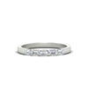 Load image into Gallery viewer, half-carat-5-stone-emerald-cut-mini-stacking-wedding-ring-in-white-gold-FD8126EMB-0.50CT-NL-WG
