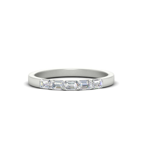 half-carat-5-stone-emerald-cut-mini-stacking-wedding-ring-in-white-gold-FD8126EMB-0.50CT-NL-WG