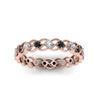 Load image into Gallery viewer, half-carat-anniversary-eternity-ring-with-black-diamond-in-rose-gold-FDEWB124119ROR(2.00MM)GBLACK-NL-RG