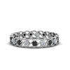 Load image into Gallery viewer, half-carat-anniversary-eternity-ring-with-black-diamond-in-white-gold-FDEWB124119ROR(2.00MM)GBLACK-NL-WG